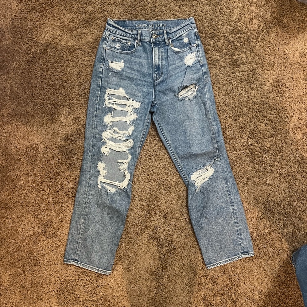 AE Women’s Stretch Straight Leg Jeans